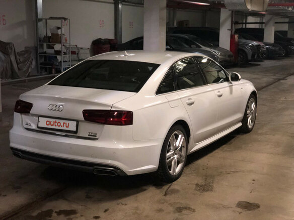 2016 Audi A6 IV (C7) Рестайлинг, белый - вид 4