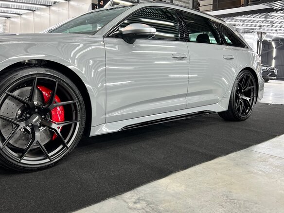 2021 Audi RS 6 IV (C8), серый - вид 2