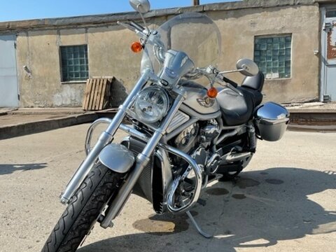 2003 Harley-Davidson V-Rod, серебристый, 1100000 рублей - вид 2