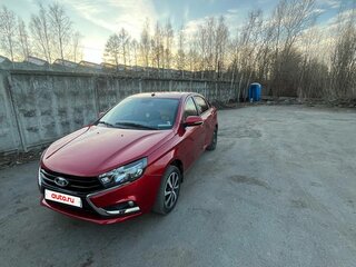 2016 Lada (ВАЗ) Vesta I, красный, 700000 рублей, вид 2