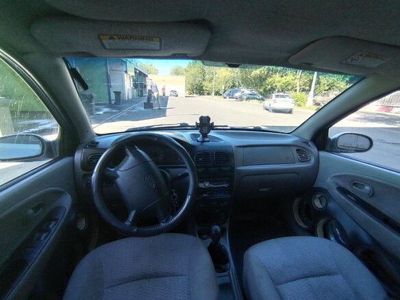 2001 Kia Rio I, серый, 160000 рублей - вид 12