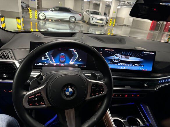 2023 BMW X6 40i III (G06) Рестайлинг, синий, 18600000 рублей - вид 8