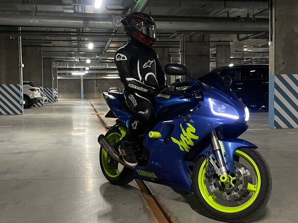 1999 Yamaha YZF-R1, синий, 660000 рублей - вид 3