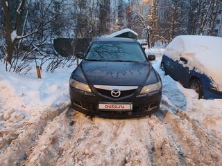 2006 Mazda 6 I (GG) Рестайлинг, чёрный, 590000 рублей, вид 3