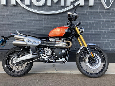 2024 Triumph Scrambler, оранжевый, 1200000 рублей, вид 1