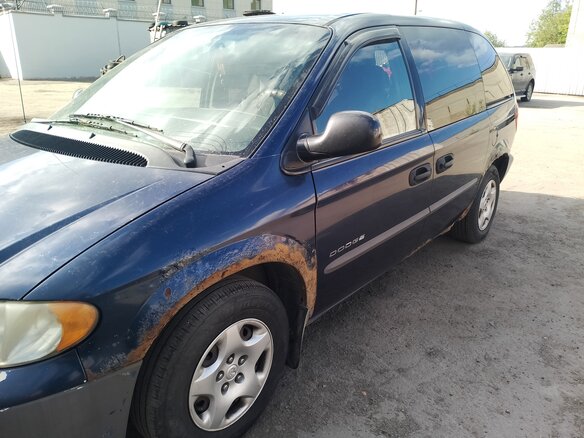 2001 Dodge Caravan 3-speed IV, синий, 245000 рублей - вид 18