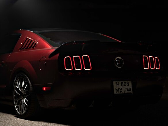 2005 Ford Mustang V, пурпурный, 3300000 рублей - вид 21