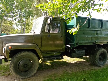 1993 ГАЗ-САЗ 3507, зелёный, 450000 рублей, вид 3