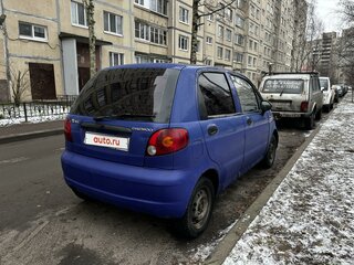 2007 Daewoo Matiz I Рестайлинг, синий, 90000 рублей, вид 3