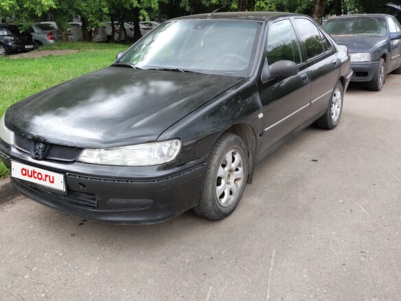 2001 Peugeot 406 I Рестайлинг, чёрный