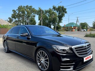2018 Mercedes-Benz S-Класс 350 d Long VI (W222, C217) Рестайлинг, чёрный, 3350000 рублей, вид 3