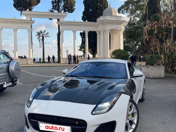 2017 Jaguar F-Type I Рестайлинг, белый, 3700000 рублей - вид 6