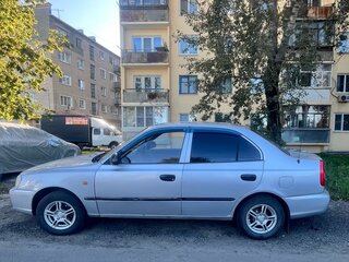 2005 Hyundai Accent ТагАЗ II, серебристый, 370000 рублей, вид 2