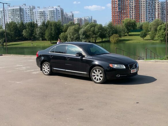2010 Volvo S80 II Рестайлинг, чёрный - вид 5