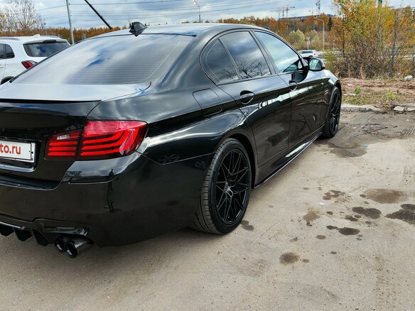 2015 BMW 5 серии 520d VI (F10/F11/F07) Рестайлинг, чёрный, 2100000 рублей - вид 4