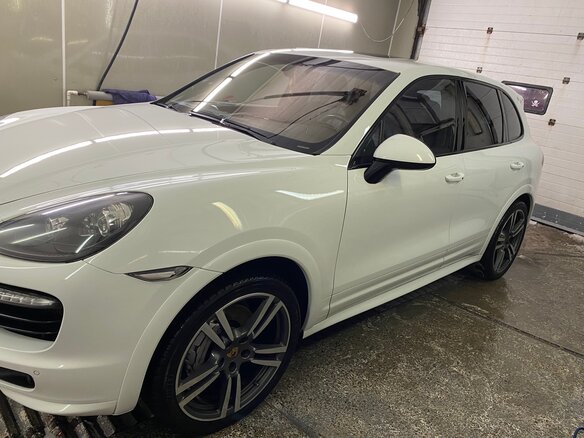 2013 Porsche Cayenne S Diesel II (958), белый - вид 11