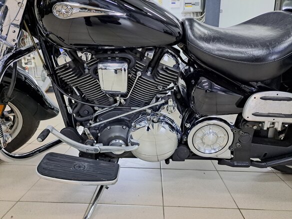 2007 Yamaha XV 1700 Road Star, чёрный, 850000 рублей - вид 4