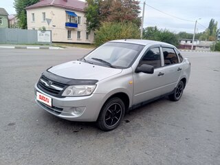 2013 Lada (ВАЗ) Granta I, серебристый, 410000 рублей, вид 1
