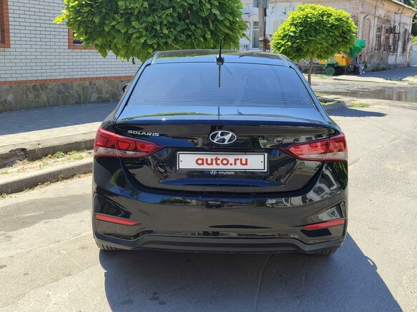 2018 Hyundai Solaris II, чёрный, 1500000 рублей - вид 10