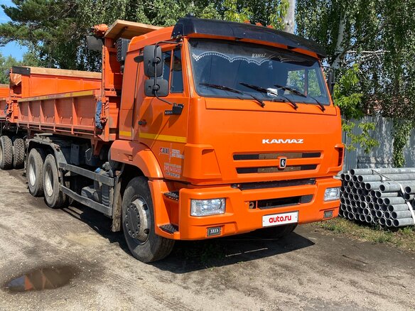 2021 КамАЗ 45143, оранжевый, 4200000 рублей