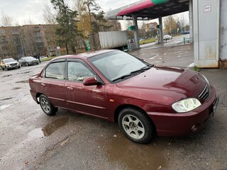 2006 Kia Spectra I Рестайлинг 2, красный, 160000 рублей, вид 1