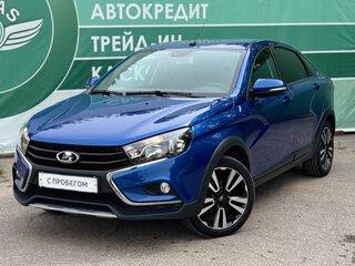 2021 Lada (ВАЗ) Vesta Cross I, синий, 1260000 рублей, вид 1