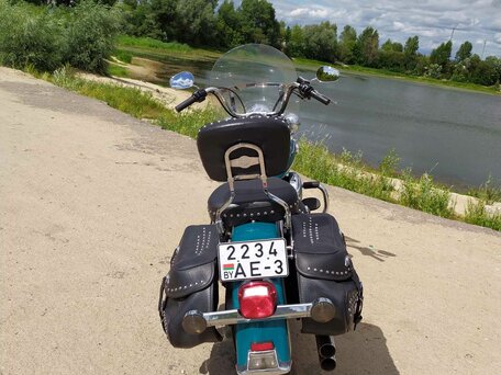 2009 Harley-Davidson Heritage, зелёный, 896882 рублей, вид 5
