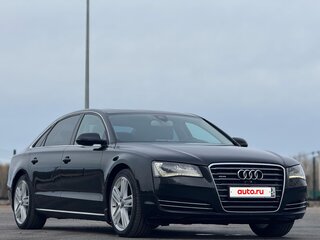 2012 Audi A8 Long III (D4), чёрный, 1750000 рублей, вид 3