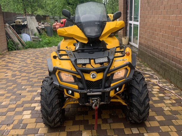 2011 BRP Can-Am Outlander 800, жёлтый - вид 4