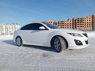 2011 Mazda 6 II (GH) Рестайлинг, белый, 830000 рублей, вид 4