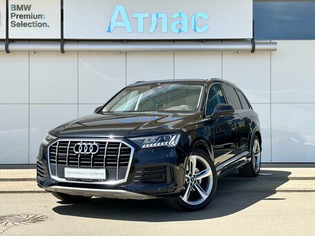 2020 Audi Q7 45 TDI II (4M) Рестайлинг, чёрный, 5990000 рублей, вид 1