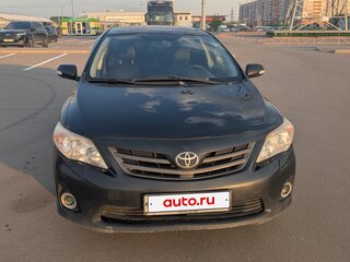 2010 Toyota Corolla X (E140, E150) Рестайлинг, чёрный, 640000 рублей, вид 2
