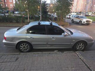 2007 Hyundai Sonata ТагАЗ IV (EF) Рестайлинг, серебристый, 290000 рублей, вид 4