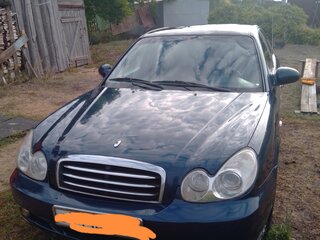 2007 Hyundai Sonata ТагАЗ IV (EF) Рестайлинг, синий, 470000 рублей, вид 3