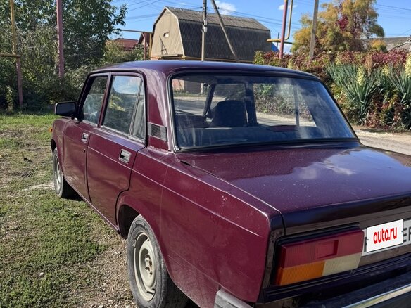 2006 Lada (ВАЗ) 2107, пурпурный, 75000 рублей - вид 6