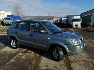 2007 Hyundai Tucson I, голубой, 1100000 рублей, вид 4