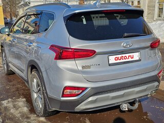 2019 Hyundai Santa Fe IV, серебристый, 2450000 рублей, вид 4