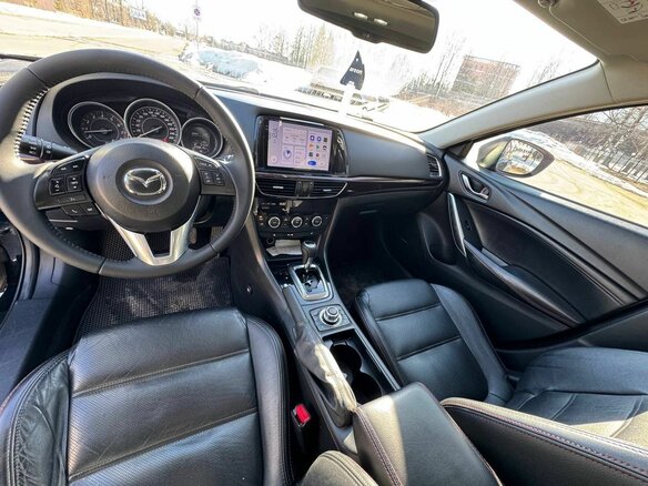 2014 Mazda 6 III (GJ), синий, 1800000 рублей - вид 8