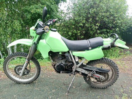1998 Kawasaki KLR 250, зелёный, 190000 рублей, вид 5