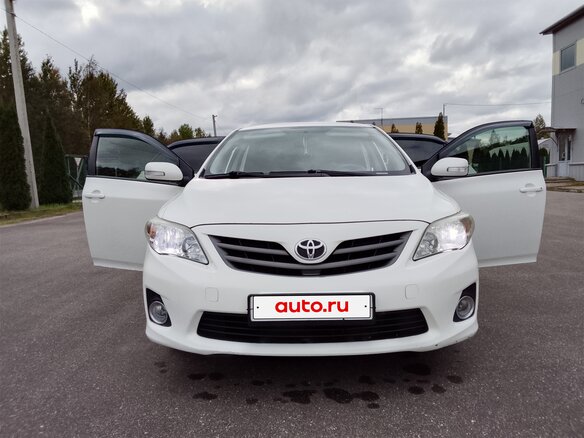 2012 Toyota Corolla X (E140, E150) Рестайлинг, белый, 820000 рублей - вид 8