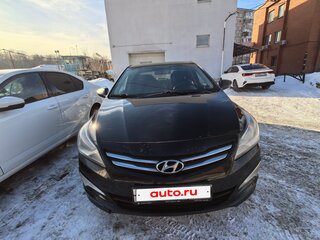 2014 Hyundai Solaris I, чёрный, 747000 рублей, вид 2