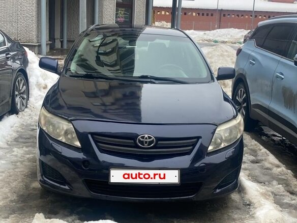 2008 Toyota Corolla AMT X (E140, E150), синий, 480000 рублей