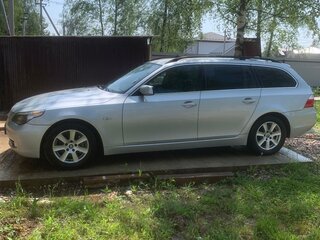 2007 BMW 5 серии 520d V (E60/E61) Рестайлинг, серебристый, 1200000 рублей, вид 5