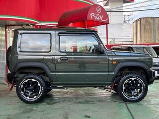 2019 Suzuki Jimny Kei car IV, зелёный, 920000 рублей, вид 4