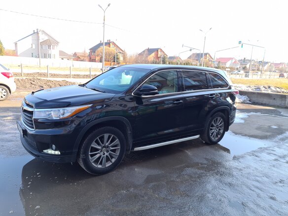 2014 Toyota Highlander III (XU50), чёрный - вид 13