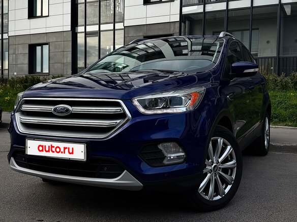 2016 Ford Kuga II Рестайлинг, синий, 1890000 рублей - вид 1