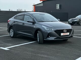 2021 Hyundai Solaris II Рестайлинг, серый, 1735000 рублей, вид 4