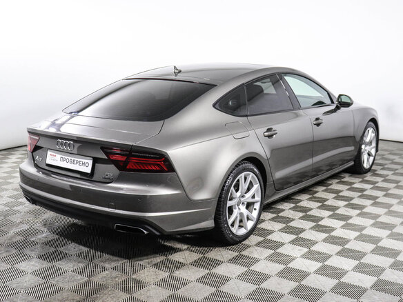 2015 Audi A7 I (4G) Рестайлинг, коричневый - вид 4