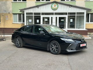 2021 Toyota Camry VIII (XV70) Рестайлинг, чёрный, 3500000 рублей, вид 3