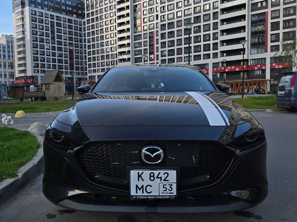 2019 Mazda 3 IV (BP), чёрный